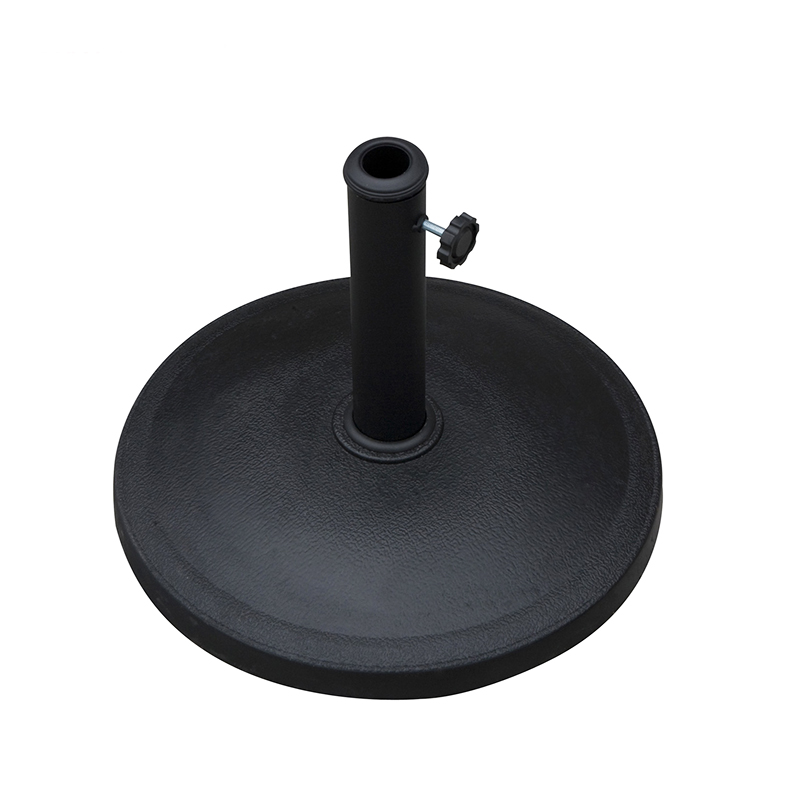 φ45.5xh32cm justerbar høyde elegant rosemønster harpiks utendørs hage rett paraplybase ua1918
