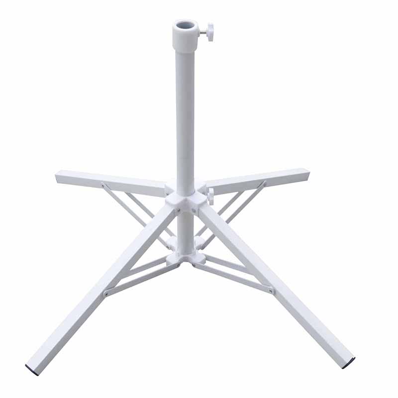 Enkel å installere høy stabilitet bærbar stål utendørs strandparaply tverrbase med fire fot UA1908