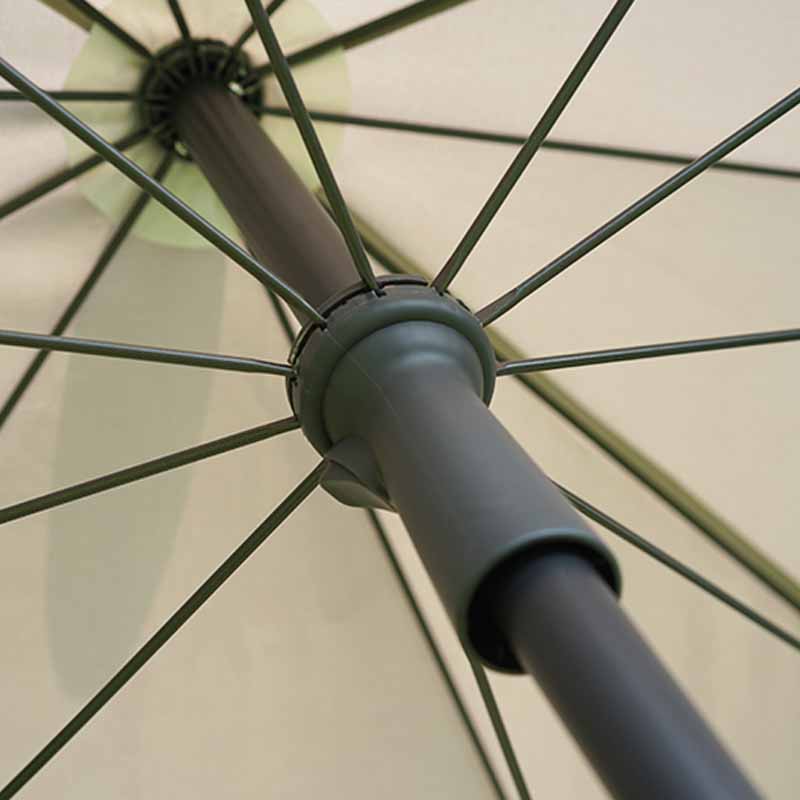 Rektangelet stål paraply med vippen gp1901