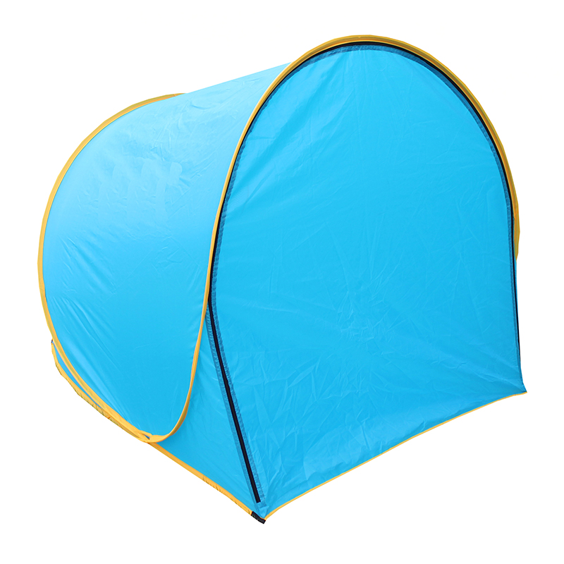 180T Nylon, 105T Polyester UV50+ Dobbelt pop up strandtelt TN1902-2, med selvvevd stoffhåndveske