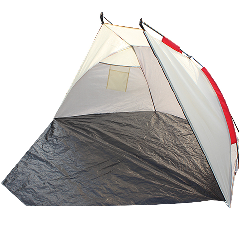 180T nylon polyester med vanntett UV-sikret strømlinjeformet strand cabana-telt for to voksne TN1906-2